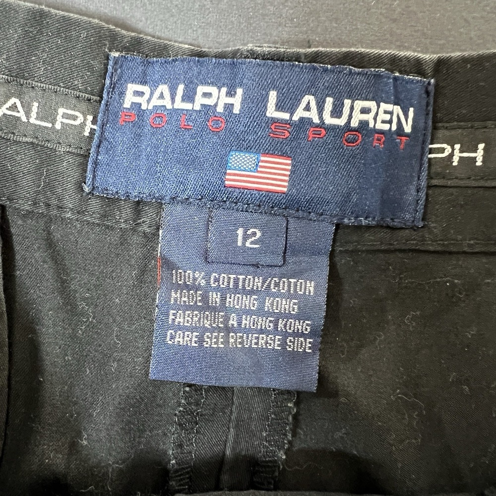 Vintage Polo Ralph Lauren Womens Size 12 (30X29) Chino Pants Casual Preppy 90s - Picture 8 of 9